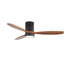 Nicola 52" 3-Solid Blade Classic Flush Mount Ceiling Fan With Light and Remote Control-1108719155-1137891162