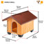 Wood Portable Igloo Style Dog House-88709290