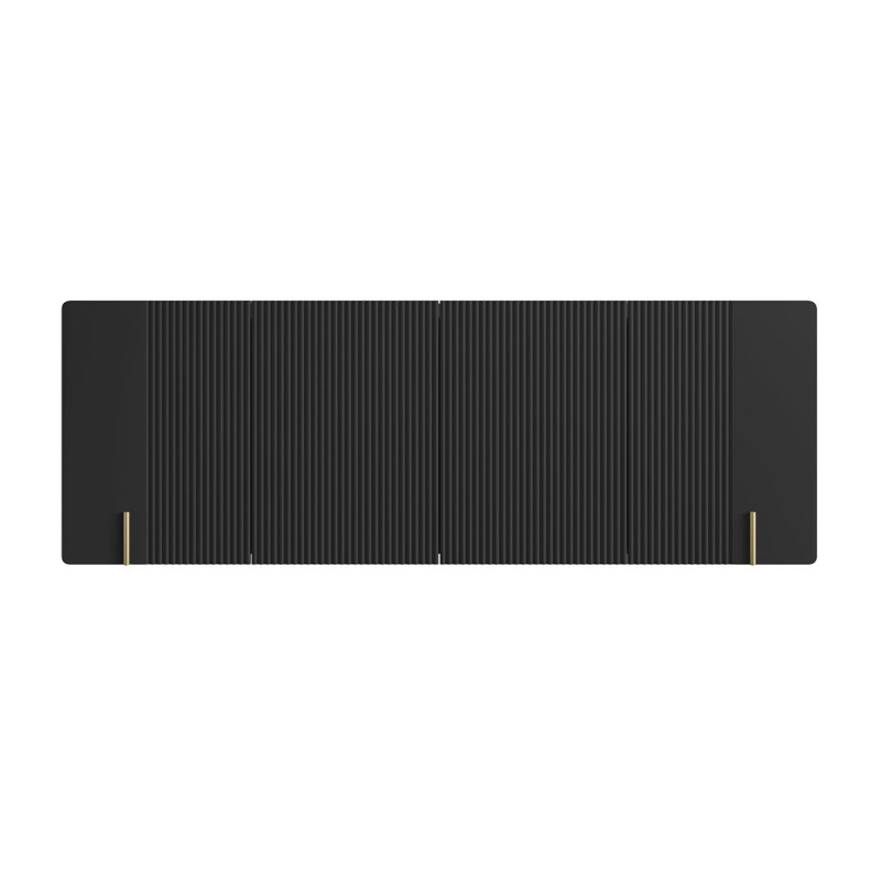 Bodhe 200cm Sideboard, Gold/Black