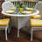 Round Glass Outdoor Dining Table-14542712
