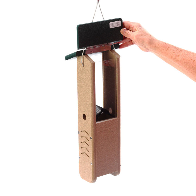 Mangeoire recyclée pour oiseaux