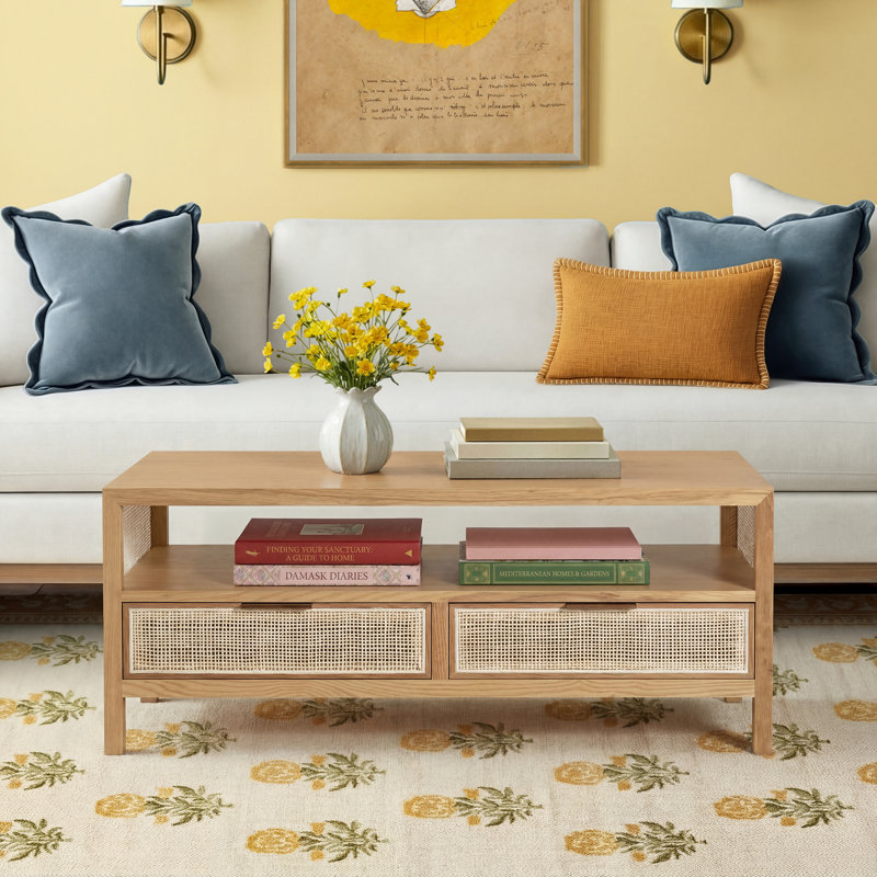 Tibbie 4 Legs Coffee Table with Storage