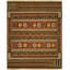 Ericka Wool Southwestern Area Rug in Brown-223458568