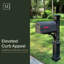 Mayne Newport Plus Mailbox Post with Standard Arm-923770831