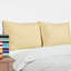 Taies d'oreiller de lit, 1800 taies d'oreiller en microfibre brossée avec fermeture à enveloppe - NTBAY-858366368-845702535