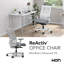 Chaise de bureau ergonomique Reon HON Ignition 2.0, inclinaison avancée, cadre blanc de designer, basalte-124966395-124966396-119729033