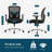 Lisabella 26.7" Wide Ergonomic Home Office Mesh Chair for 500LBS with Adjustable Lumbar Support