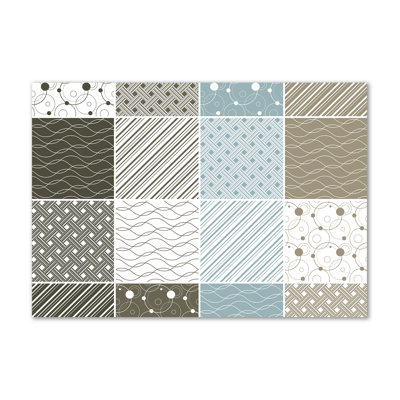 Geometric Patterns - Wrapped Canvas Print