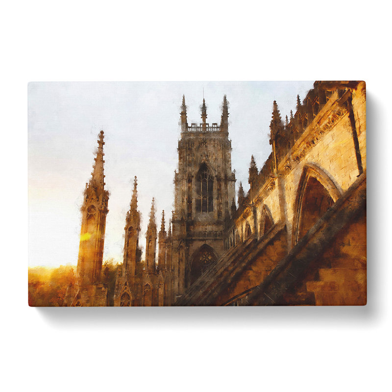 York Minster - Wrapped Canvas, 40cm H x 60cm W x 3cm D