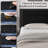 Kempst 3 Piece Twin Size Bedroom Set, Modern Wood Platform Bed Frame and Nightstand Set, Farmhouse Industrial Bedroom Furniture Set in Black, No Box Spring Needed-1786161471-1786161408