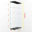 Vitrine, armoire de rangement avec pieds réglables-2141473693