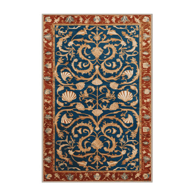 Tapis brun lavable à la machine