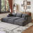 Compression Cloud Sofas, 102 Inch Corduroy Modular Modern Couch For Home