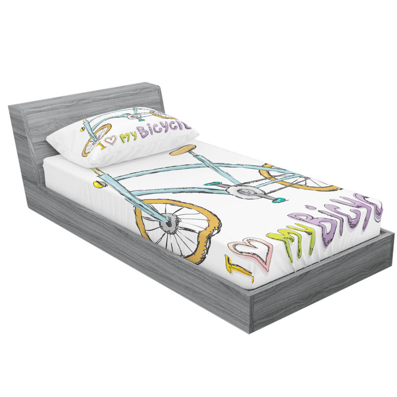 Microfiber Sheet Set, Twin XL Sheet Set with Fitted Sheet