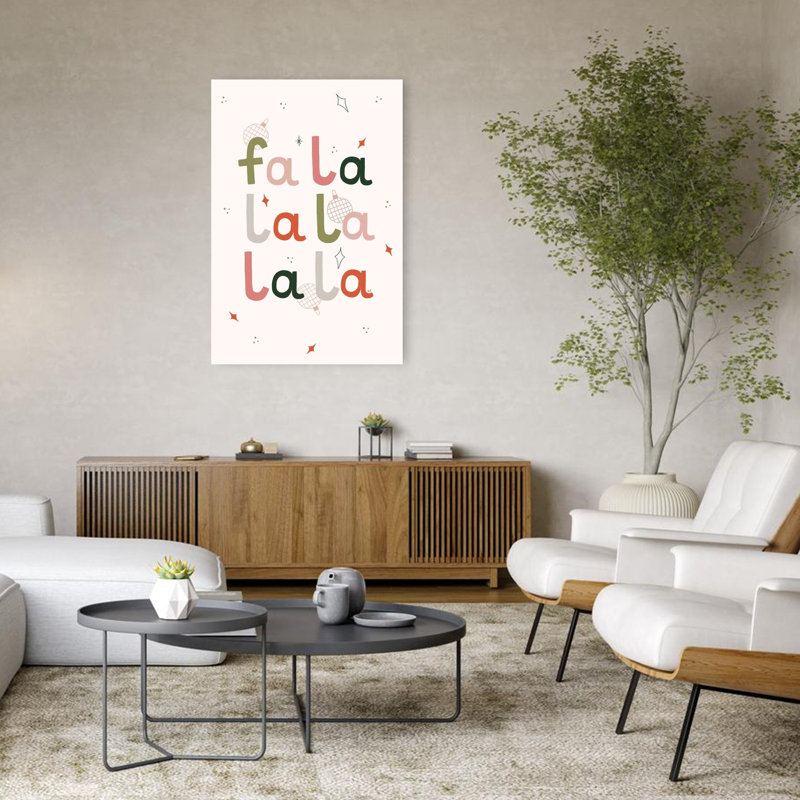 Fa Fa La La Christmas, 48" H x 32" W
