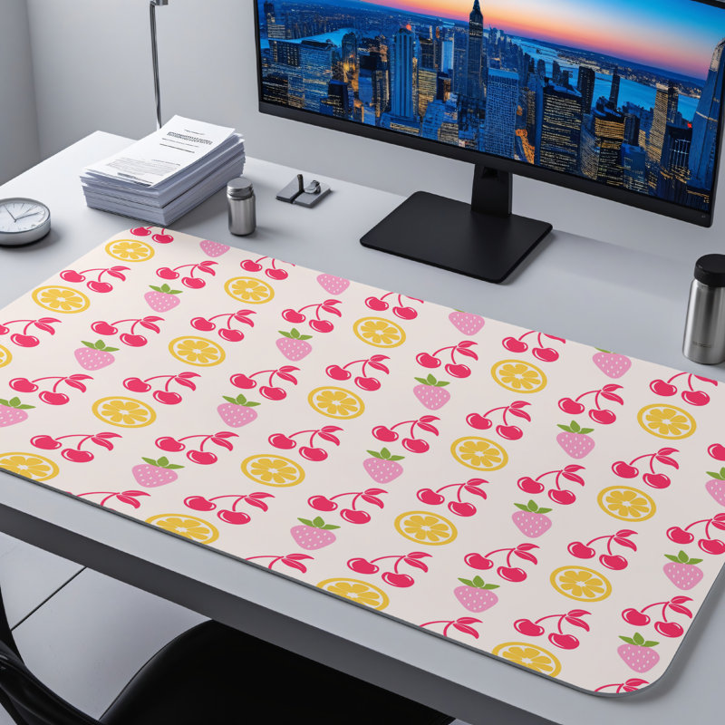 Polyester Desk Pad, 31.5x15.5