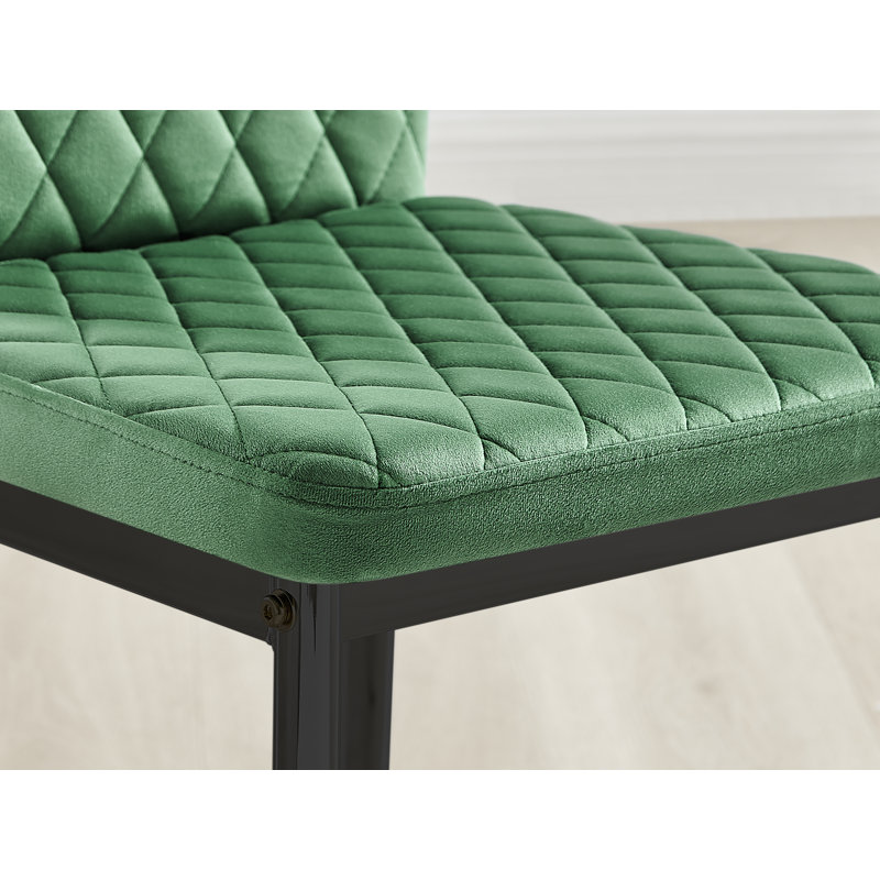 4 - Person Dining Set, Green/Black