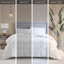 / Édredon en duvet synthétique / coton - Isolation 3M, 300Tc, style boîte, housse de couette à motif de boucles d'angle, fermeture-124539673