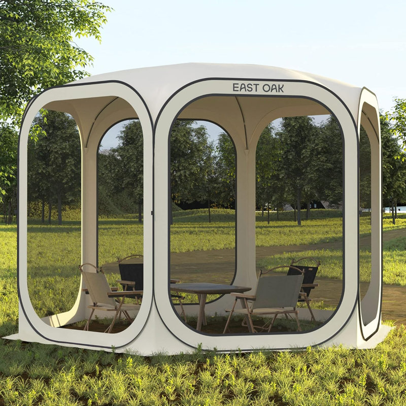 Pop-up de tente moustiquaire Eeast Oak, 8 à 10 personnes, Cream