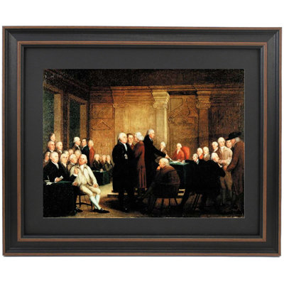 Congress Voting Independence by Robert Edge Pine | Framed Print