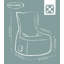 Petit fauteuil à billes en similicuir-32999573