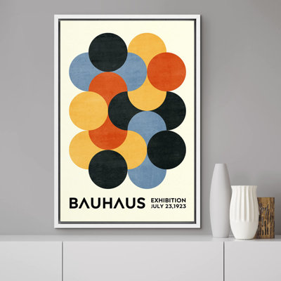 Abstract Shape " Geometric Colourful Circle Bauhaus Polygon "