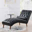 Chaise longue rembourrée