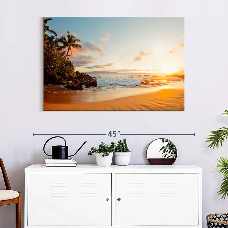 Gillard Tropical Maui Sunset, H 26 po x l 39 po