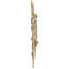 Ornement mural en feuille d'or exceptionnel 18,9 x 13,4 x 1,4 po