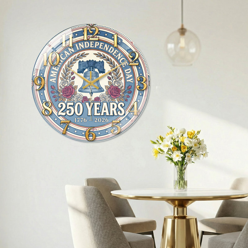 "American Independence USA 250th Anniversary Merchandise", 40 x 40 cm (15,7 x 15,7 pouces)