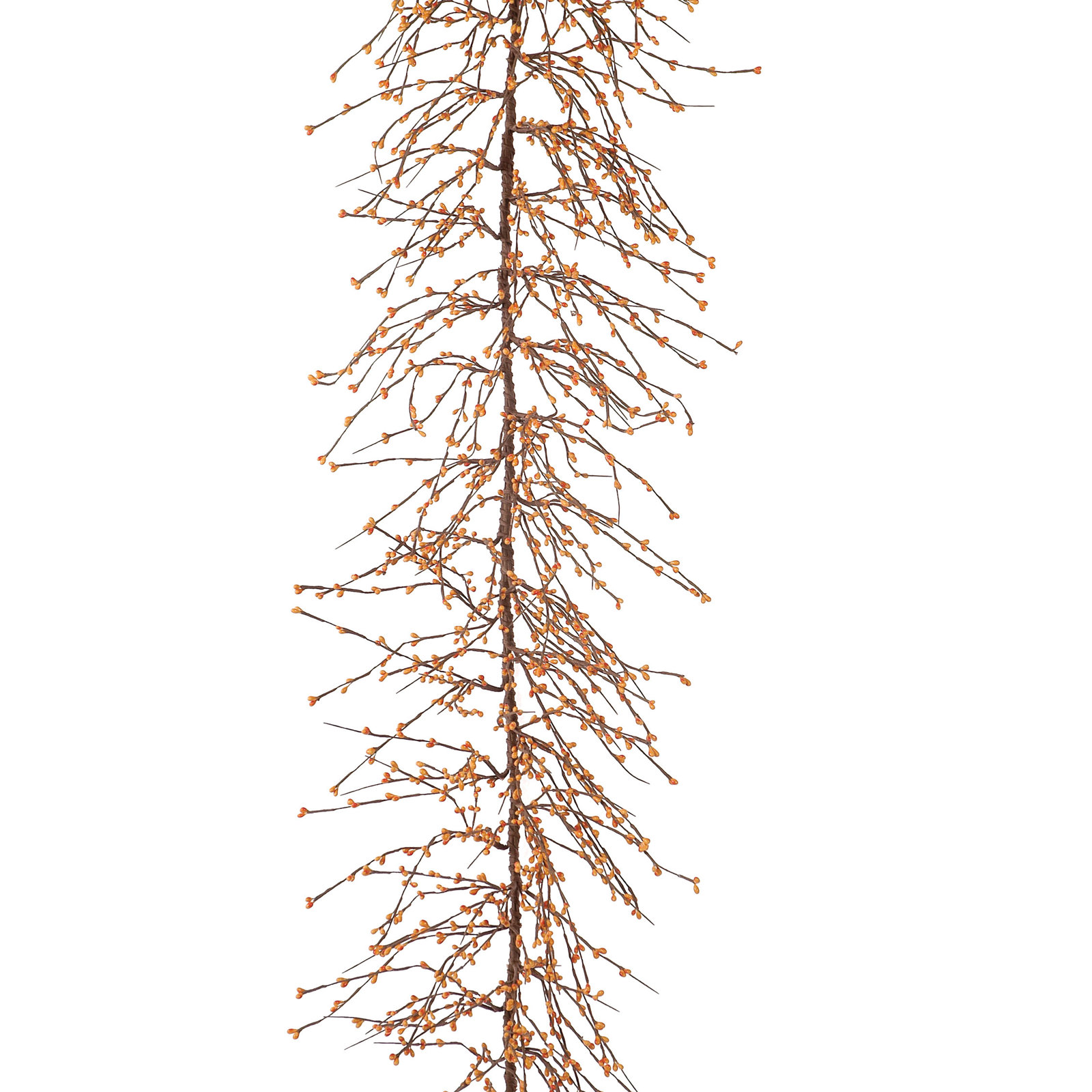 48'' in. Faux Mini Berry Garland, Orange