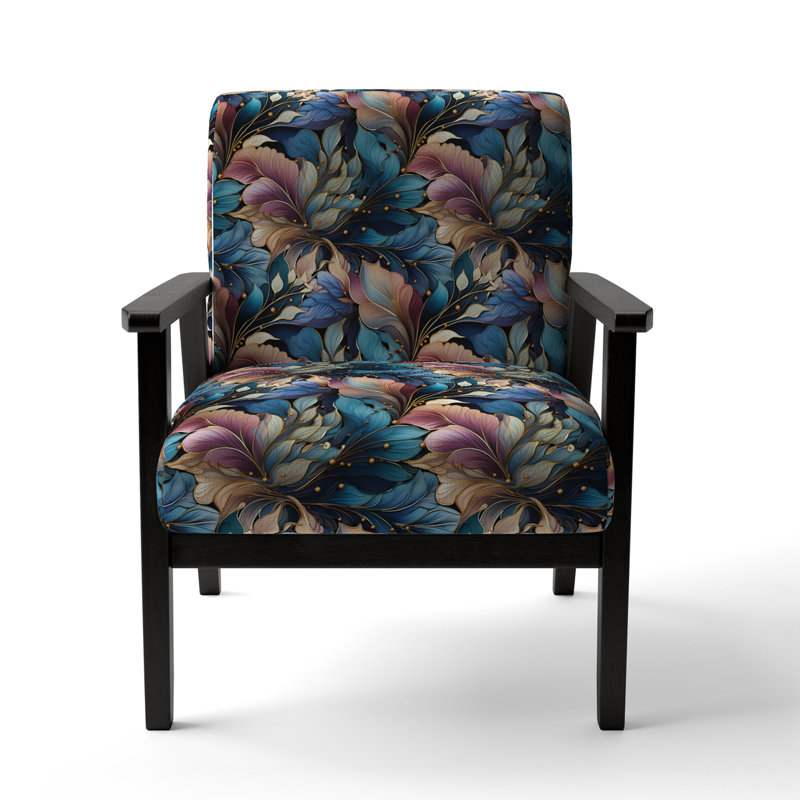 Spiral Flower Elegance Motif Boho - Fauteuil rembourré bohème