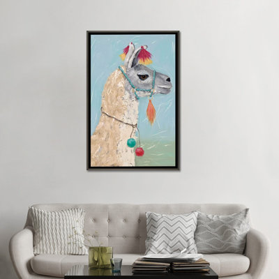 " Painted Llama II " Print