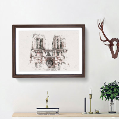 Notre Dame in Paris France - Framed Print