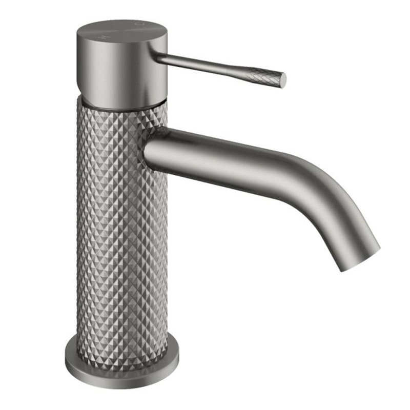  Mono Basin Mixer with Waste, Gun Metal