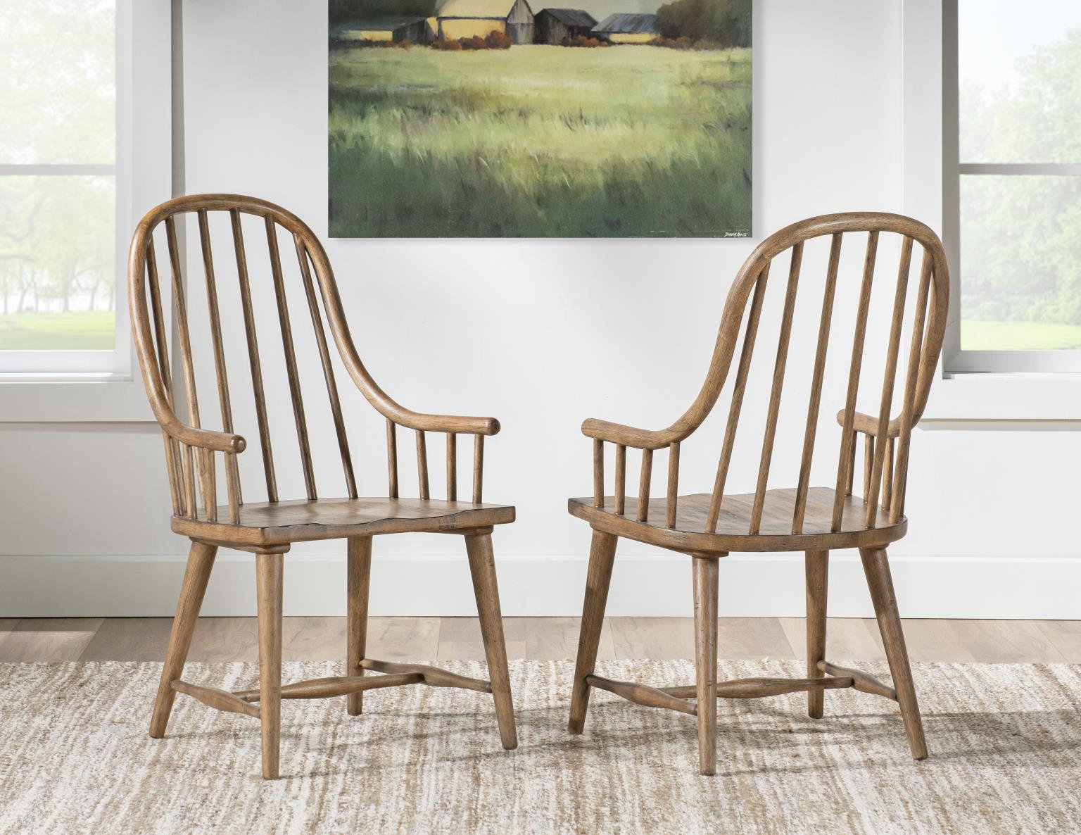 Country Living Windsor Arm Chair 1, Brown