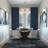Transitional 18 Light Round Glass Rod Chandelier-48402963