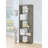 Weathered Grey 5-Shelf Bookcase