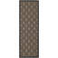 Tapis intérieur / extérieur noir / brun Arneshia-34953887