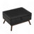 Mid-century modern square storage Ottoman-431949583