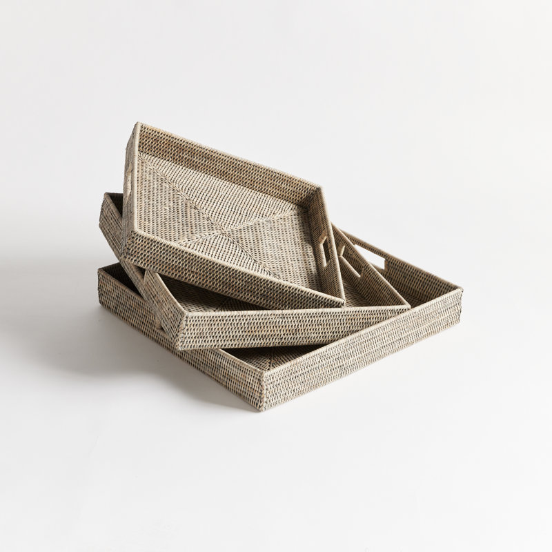Burma Rattan/Wicker Decorative Tray