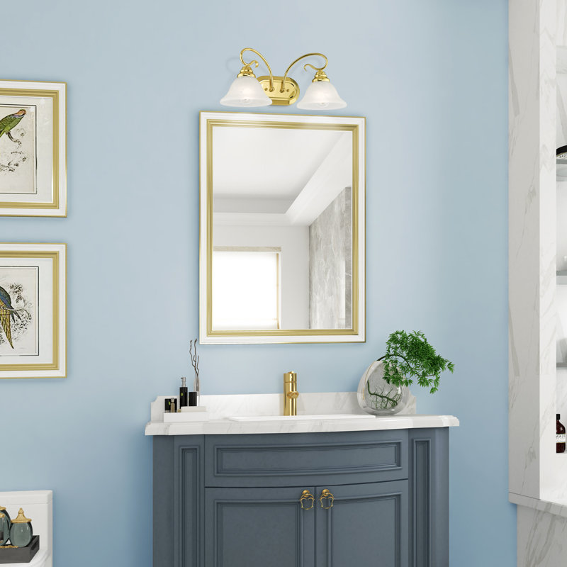 Aquala 2 - Light Dimmable Vanity Light, Polished Brass