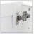 Stackable Wall Mounted Storage Cabinet, 15.75 "D x 35.43" W x 19.69 "H