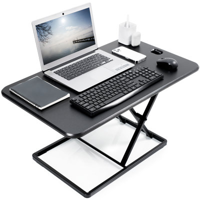 VIVO Ultra Slim Desktop Converter, Sit Stand Tabletop Monitor Riser by Vivo