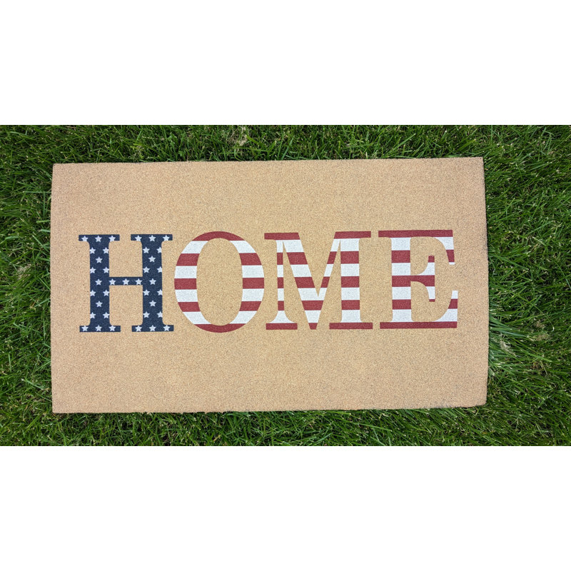 Tapis en fibre de coco naturel 28 po x 16 po, maison