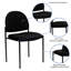 Comfort Stackable Steel Side Reception Chair-2049144421-2049144423