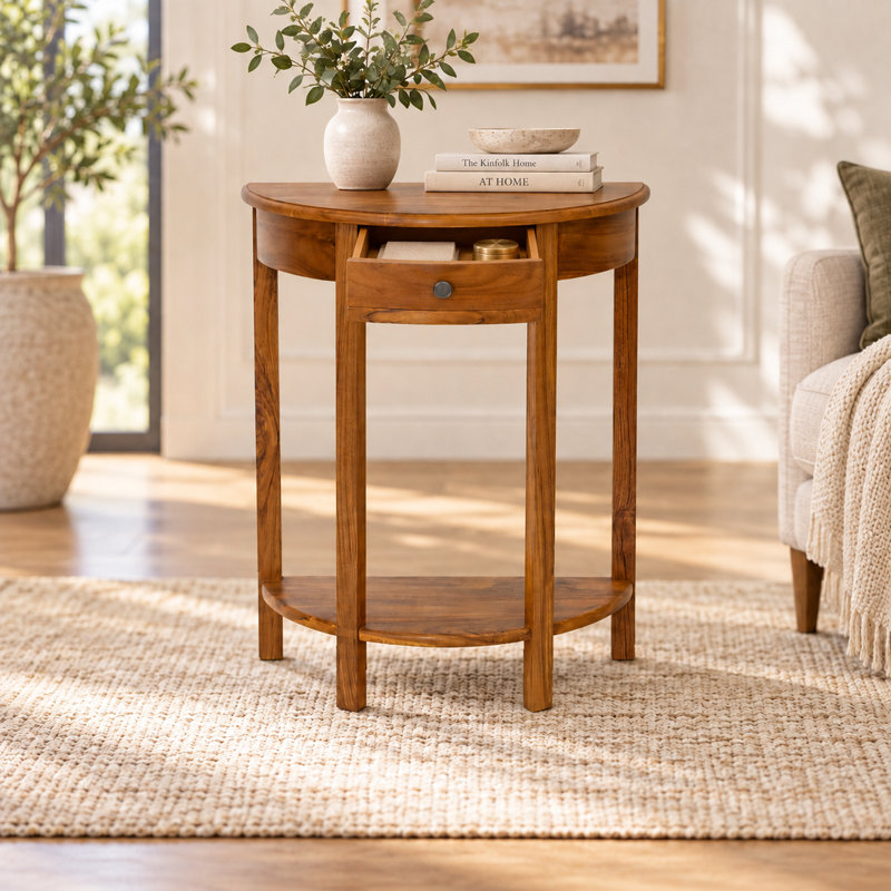 Solid Wood End Table