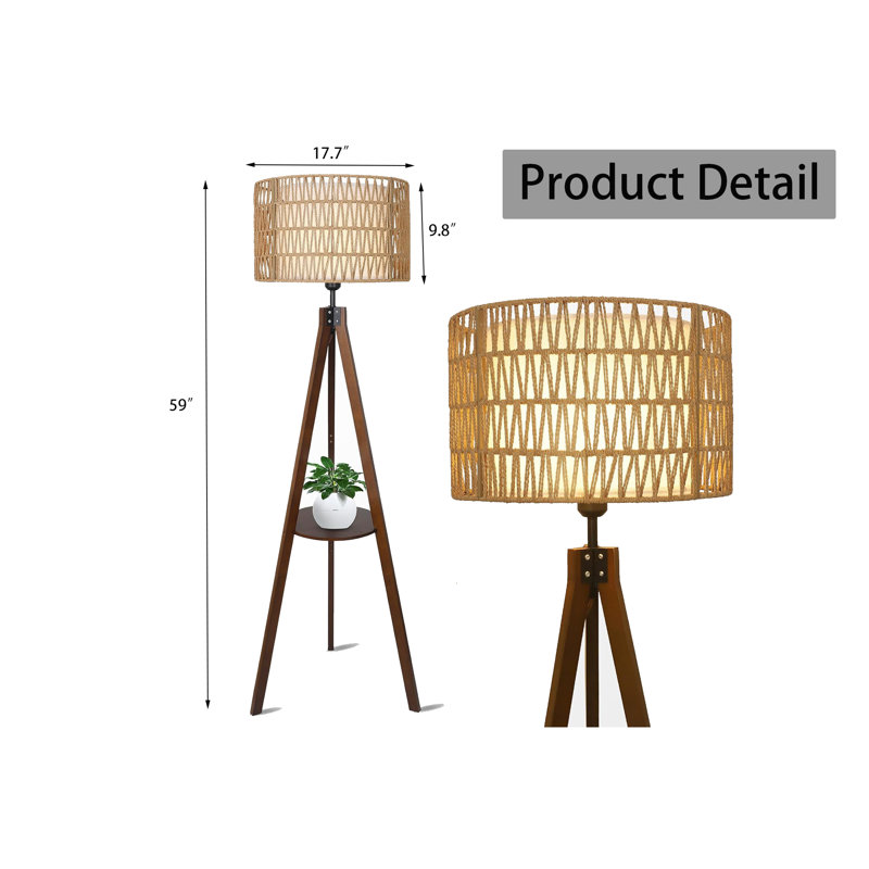Amanjeet 59'' LED Novelty Floor Lamp