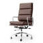 Chaise de bureau en cuir véritable, chaise de conférence avec support lombaire ergonomique-1708796165