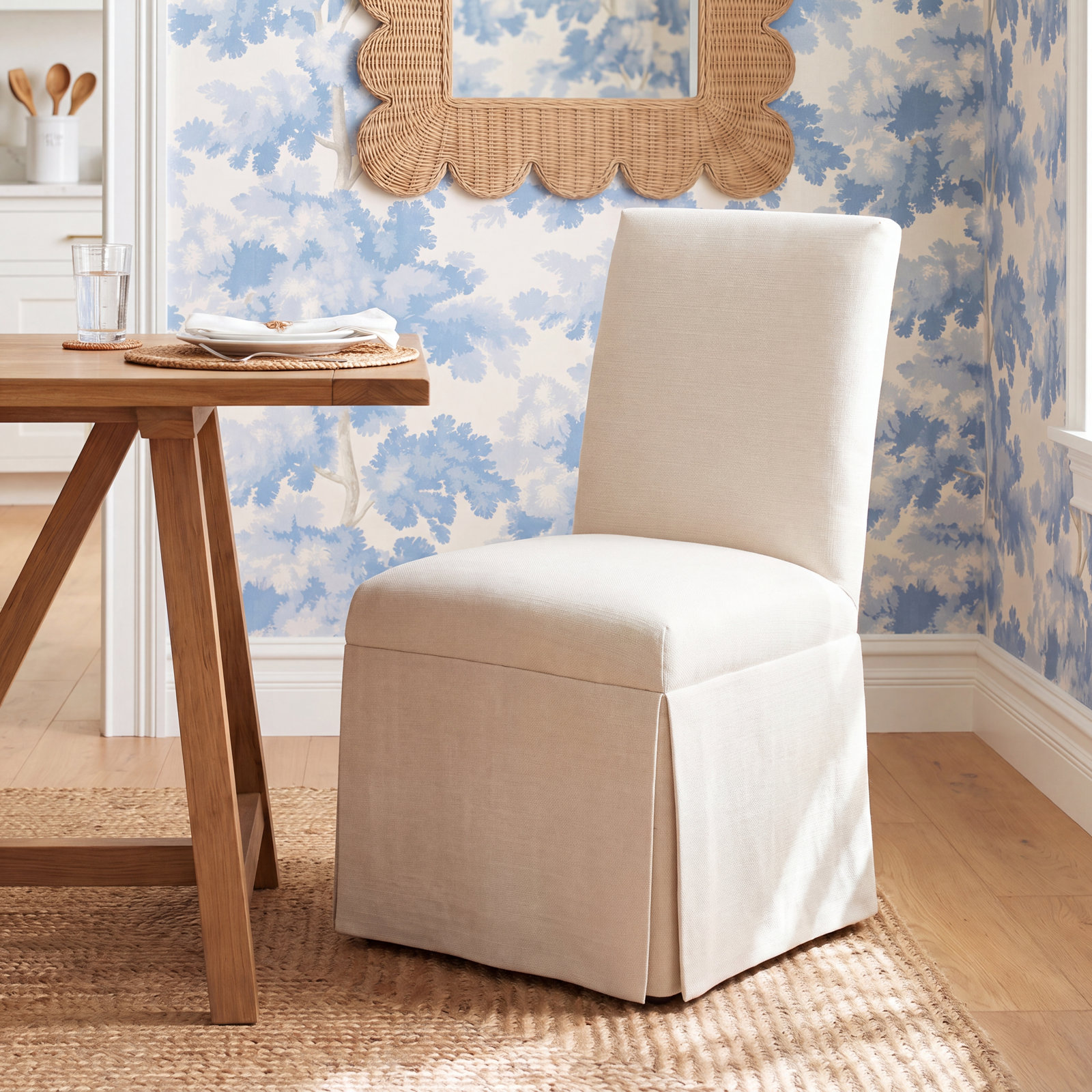 Silvia Side Chair, Classic Spring Velvet